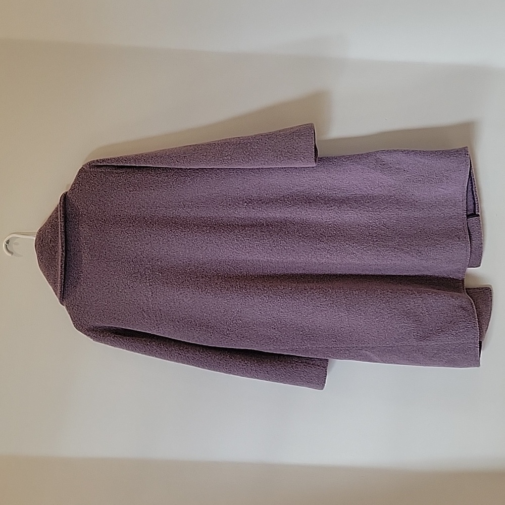 Nordstrom Lavender Notch Collar Textured Coat, Size Small - Picture 7 of 7